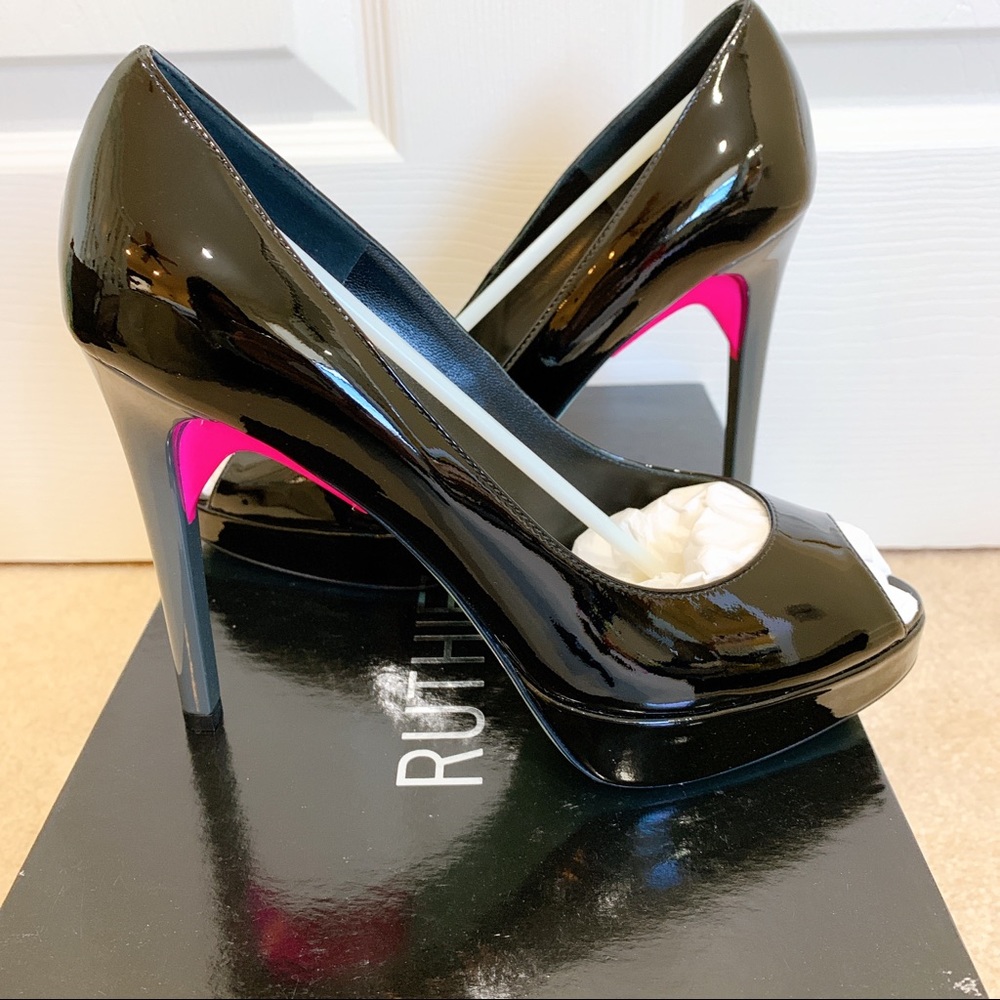 Ruthie Davis Peep Toe Patent Limited Edition
